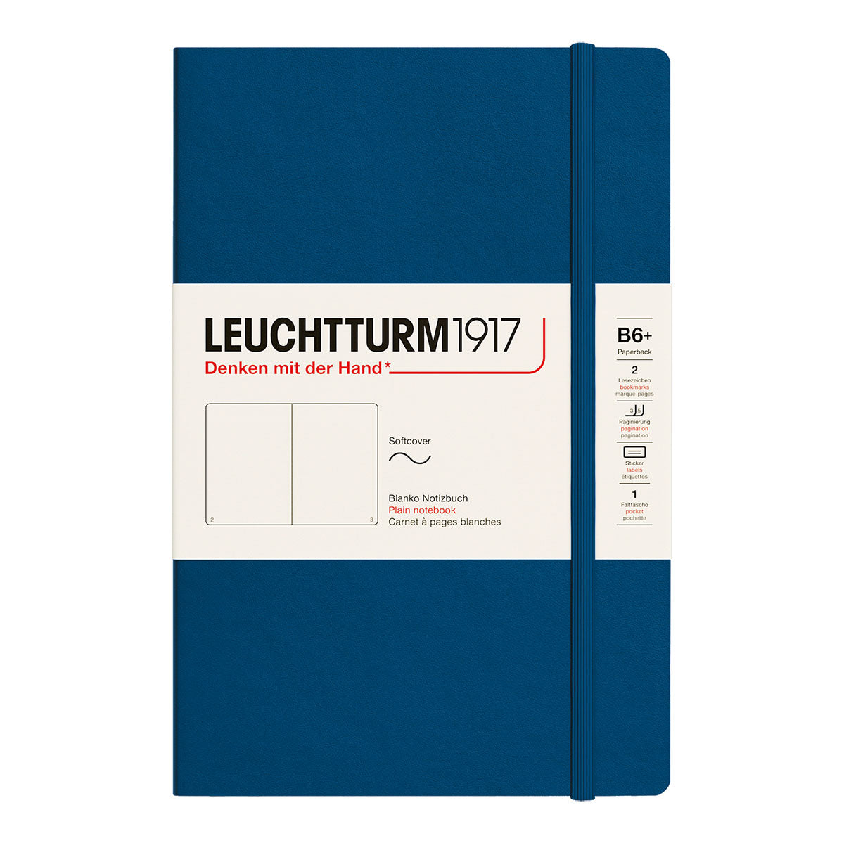 Leuchtturm1917 Notebook B6+ Soft Cover, Plain