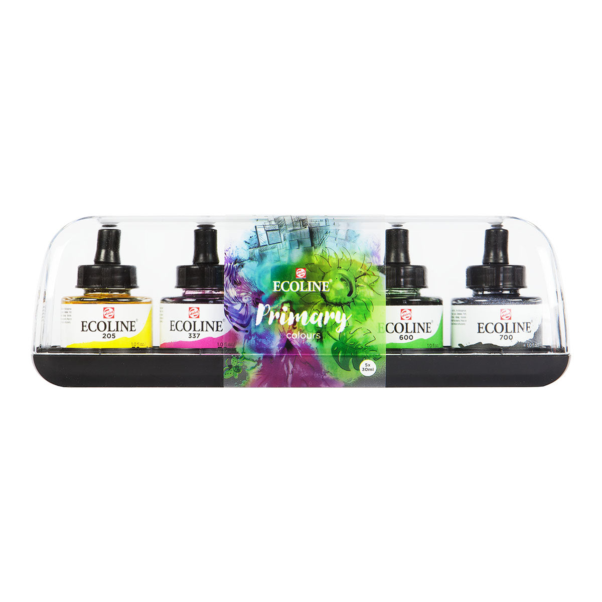 Talens Ecoline Liquid Water Colour 30 ml Set, Primary Colours