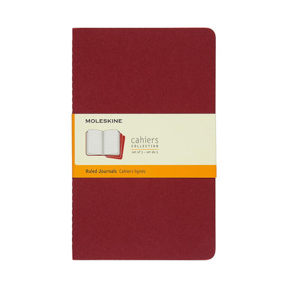 Moleskine Cahier Large Journal Ruled Set of 3