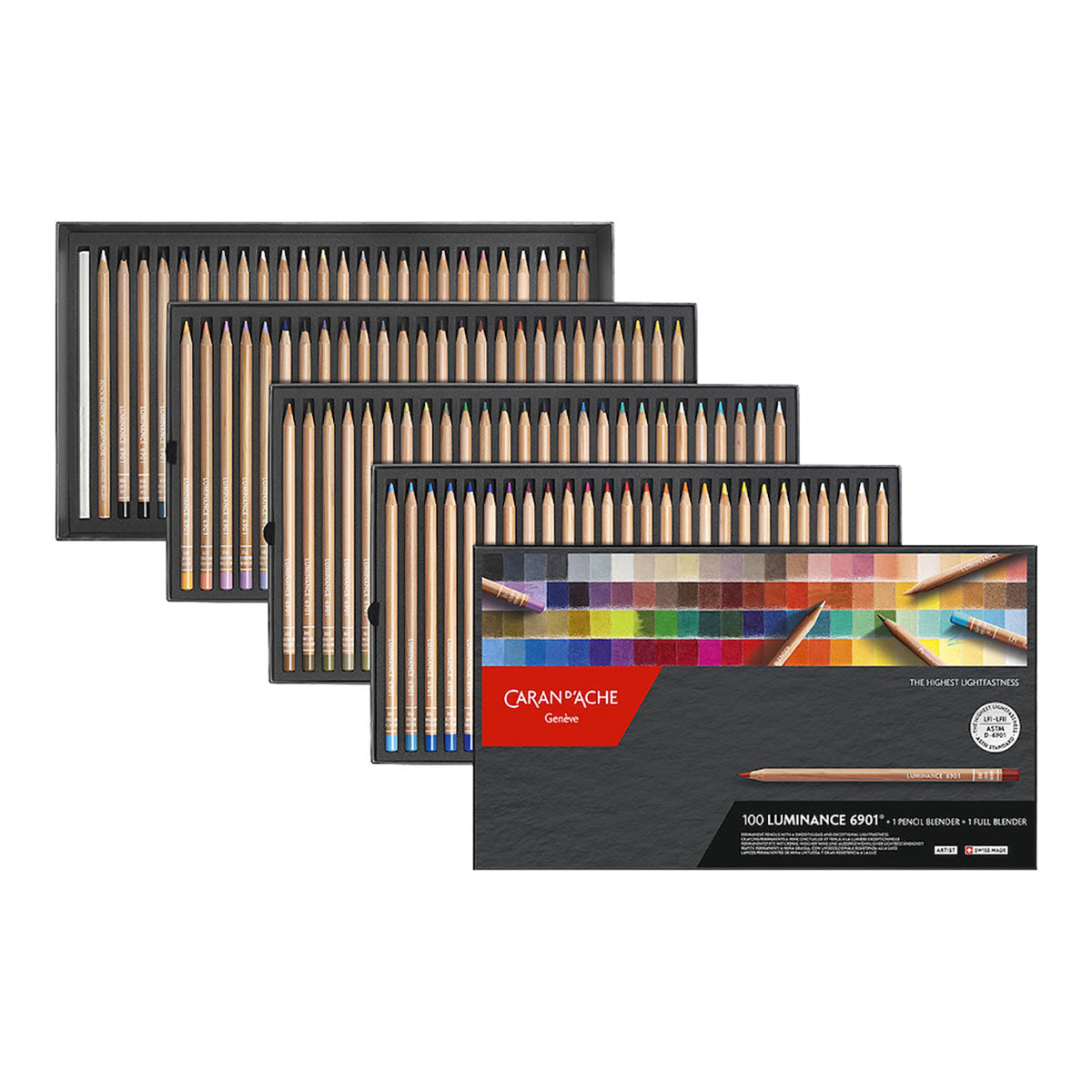 Caran d’Ache Luminance 6901 Coloured Pencils 100 Set