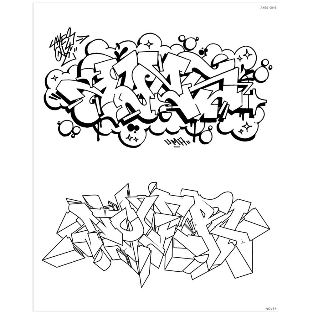 Graffiti Style Coloring Book