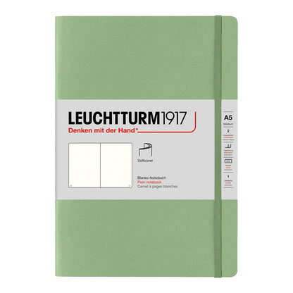 Leuchtturm1917 Notebook A5 Soft Cover, Plain