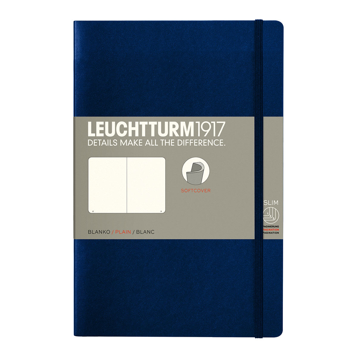 Leuchtturm1917 Notebook B6+ Soft Cover, Plain