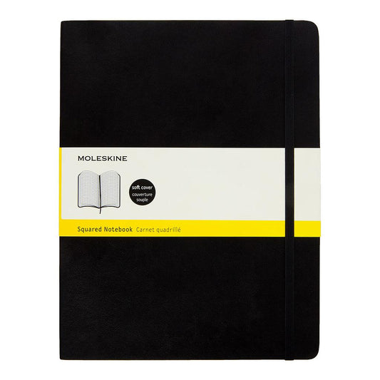 Moleskine Classic X-Large Notebook Soft Cover Squared