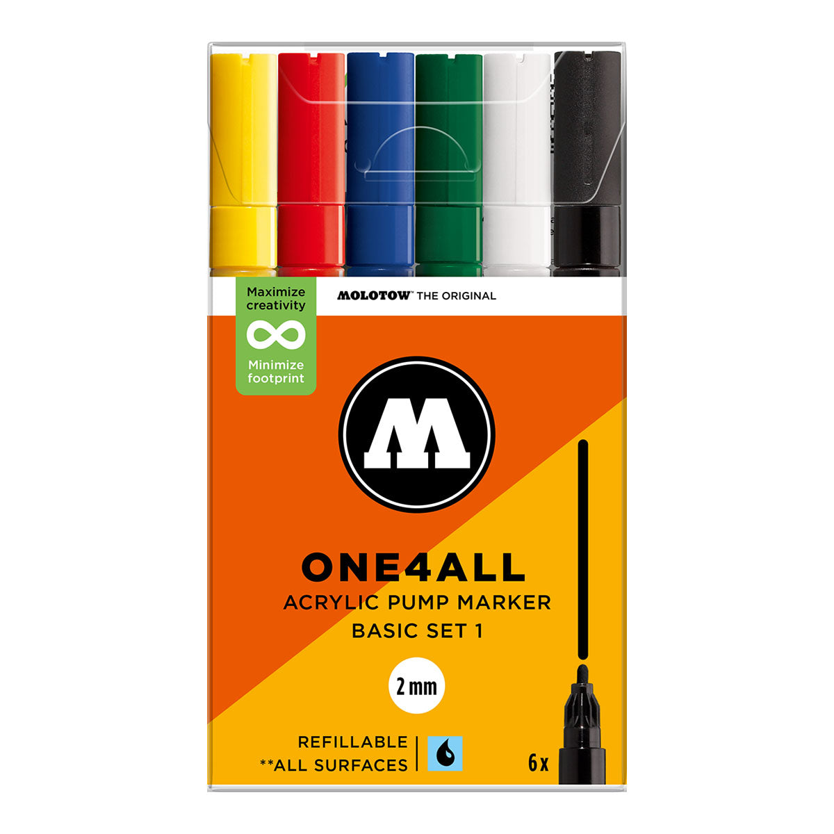 Molotow ONE4ALL 127HS 6set Basic 1