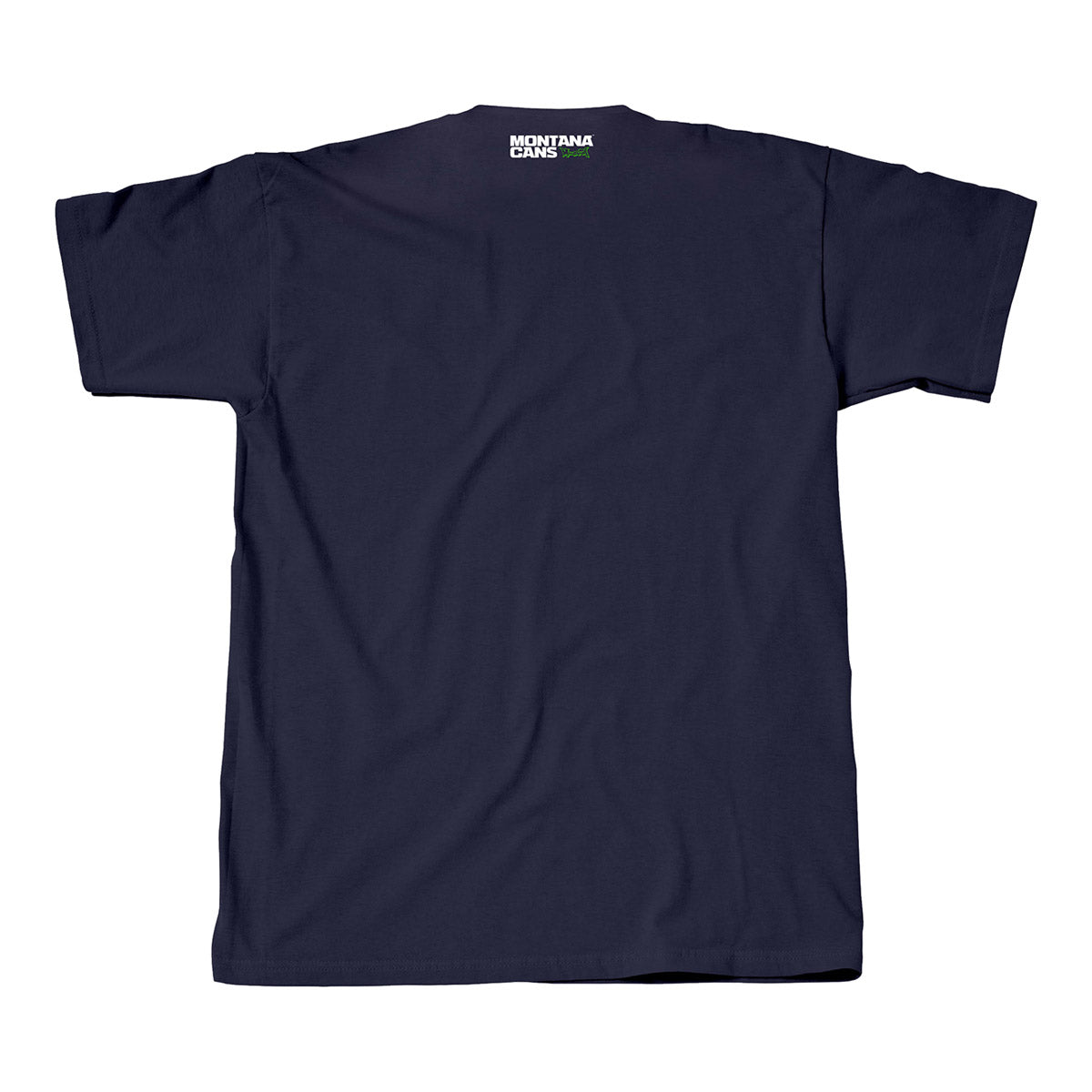 Montana Cans Typo Logo T-Shirt Navy