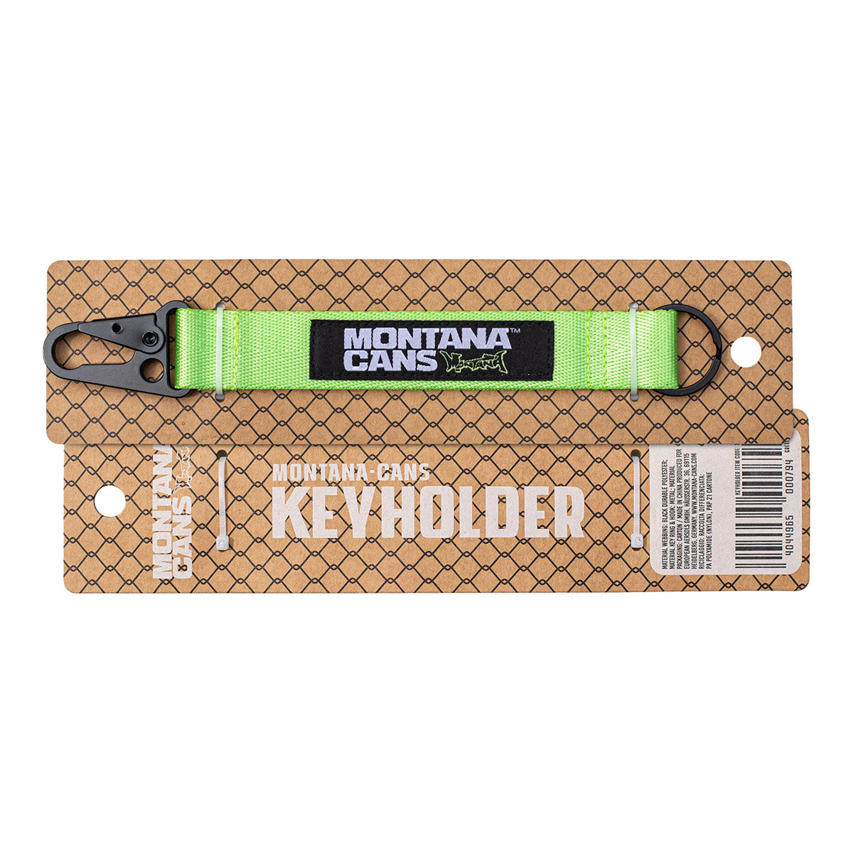 Montana Typo Logo Key Holder Green