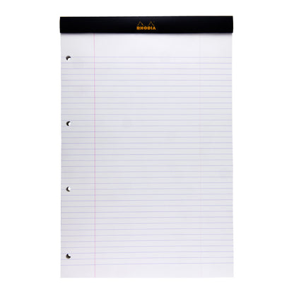 Rhodia Bloc No. 20 Notepad A4 Black, Ruled