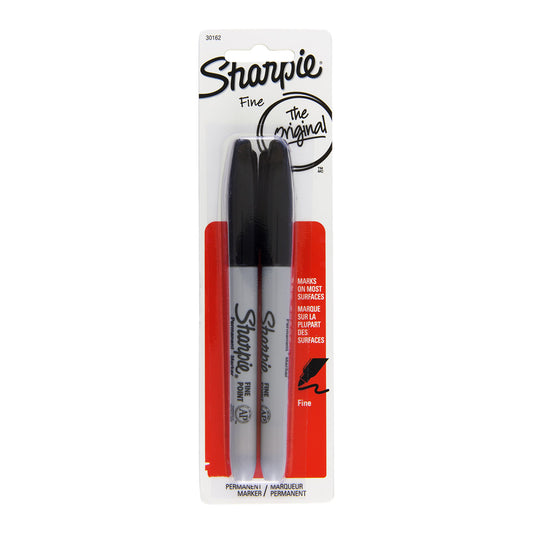 Sharpie Permanent Marker Fine Point 2set