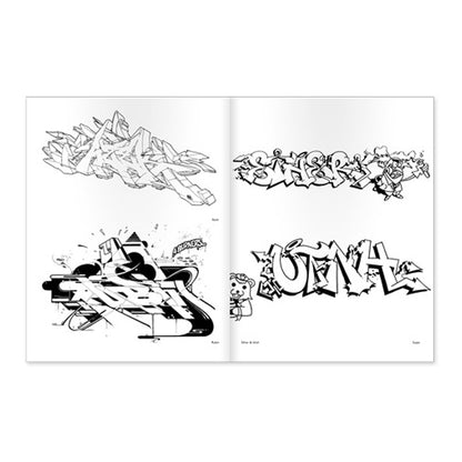 Graffiti Coloring Book #3