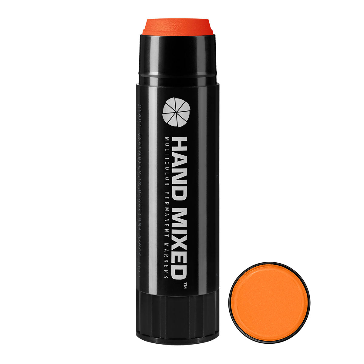 HAND MIXED Solid Paint Marker Fat, Orange - image 1