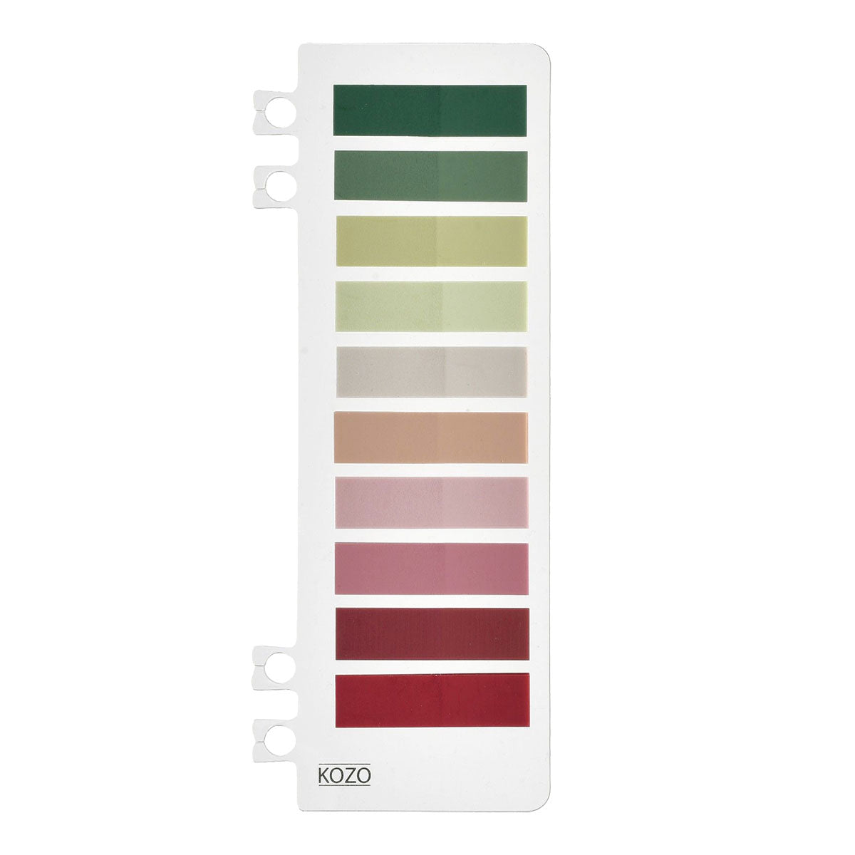 Kozo Index Tabs 12x44 mm 10 Colors Blush