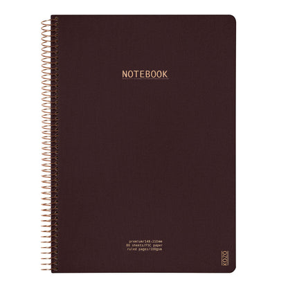 Kozo Premium A4 Notebook Ruled 160 Pages