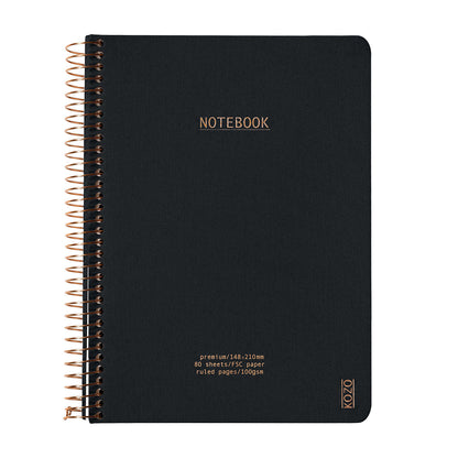 Kozo Premium A5 Notebook Ruled 160 Pages