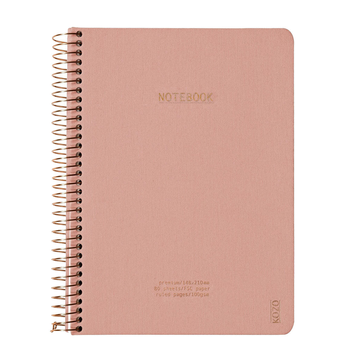 Kozo Premium A5 Notebook Ruled 160 Pages