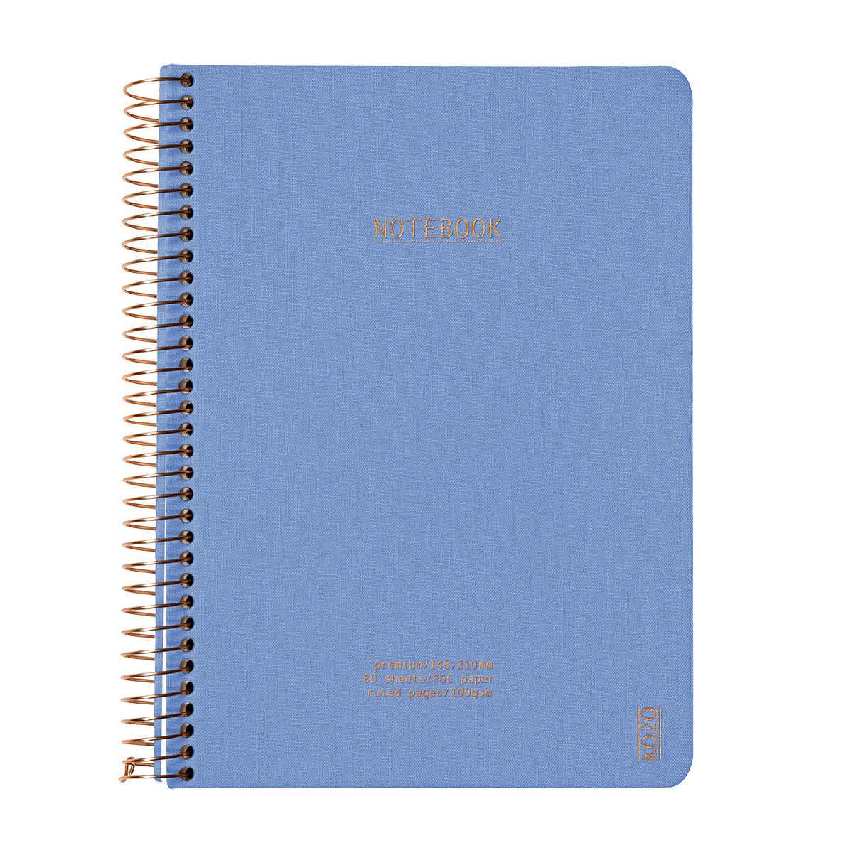 Kozo Premium A5 Notebook Ruled 160 Pages