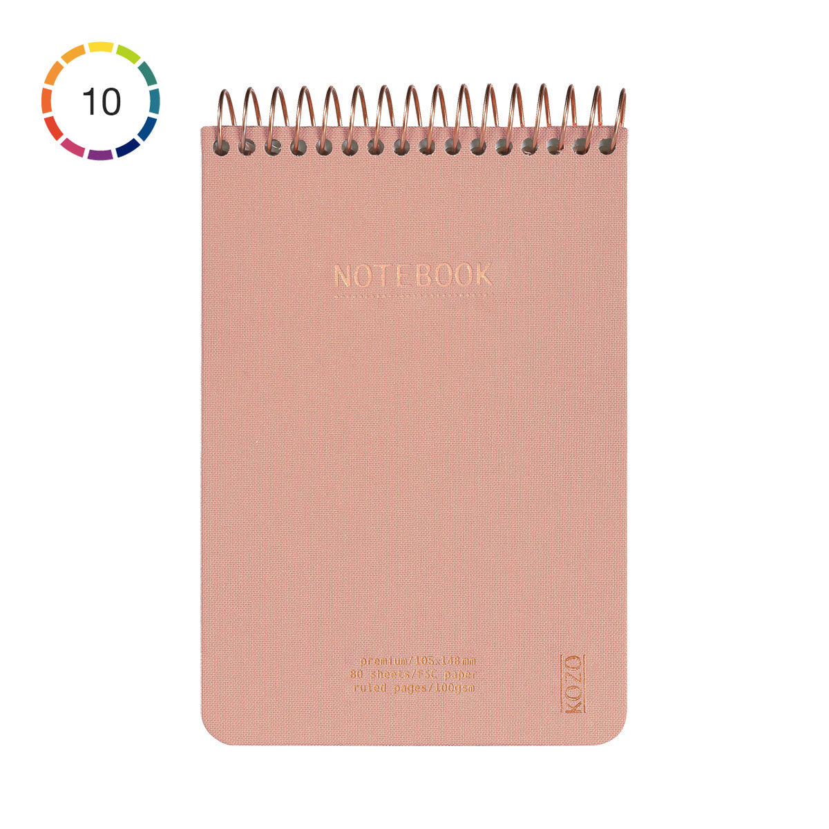 Kozo Premium A6 Notebook Ruled 160 Pages