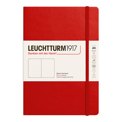 Leuchtturm1917 Notebook A5 Hard Cover, Plain