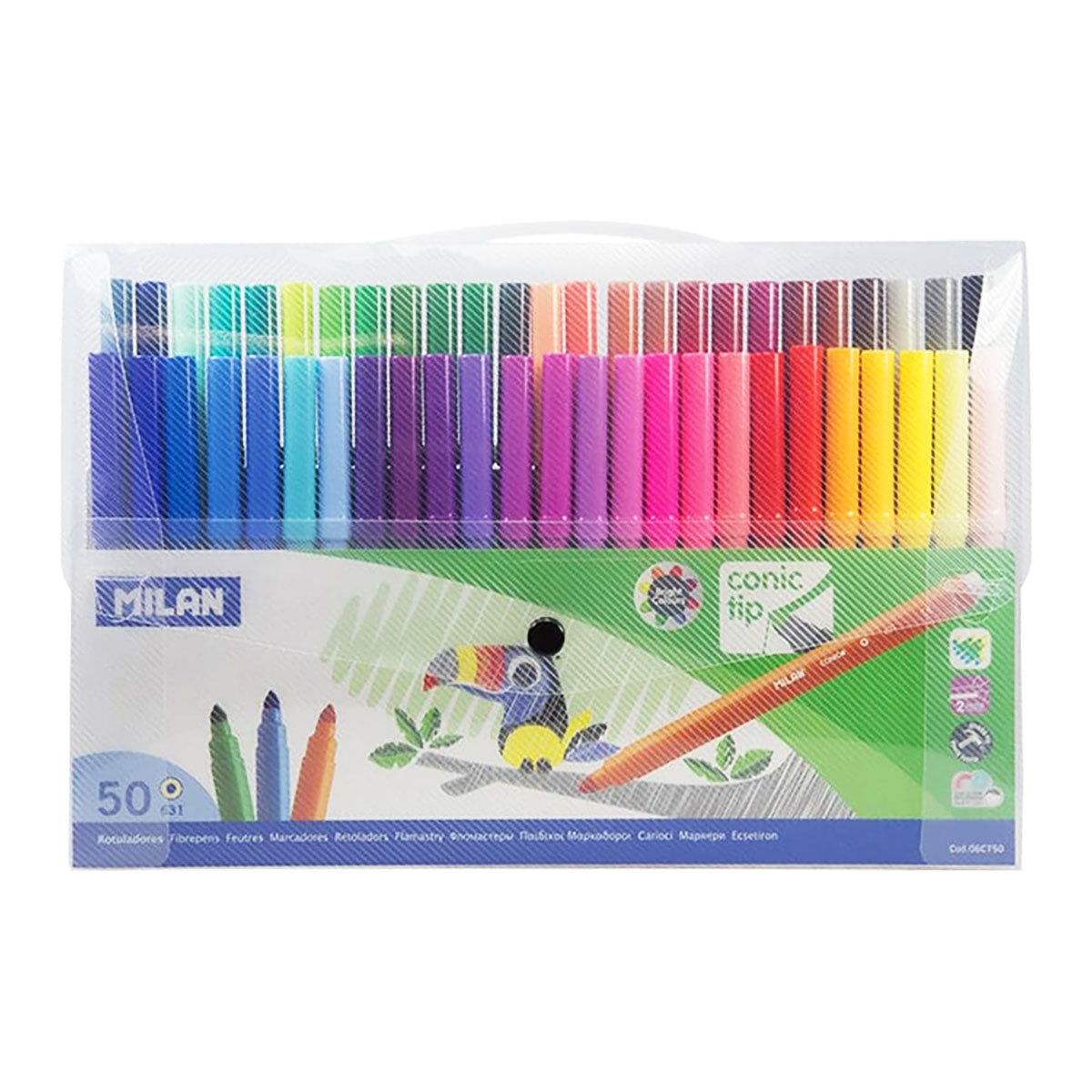 Milan Fiber-tip Pens 5 mm 50 set