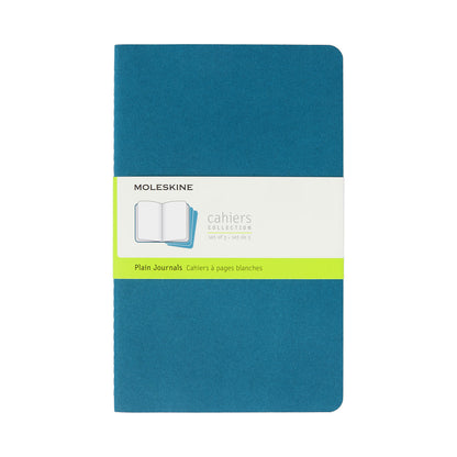 Moleskine Cahier Large Journal Plain Set of 3