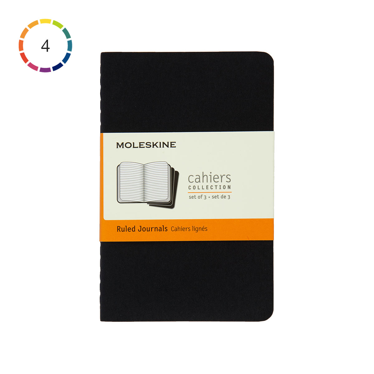 Moleskine Cahier Pocket Journal Ruled Set of 3