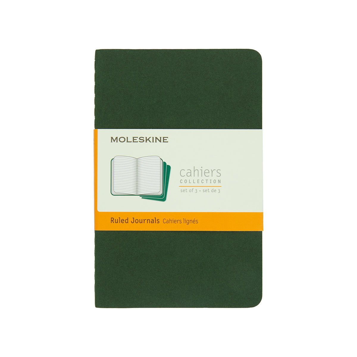 Moleskine Cahier Pocket Journal Ruled Set of 3