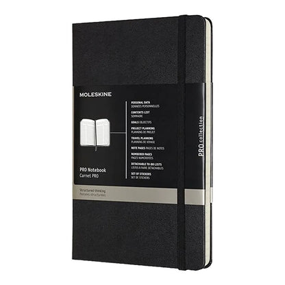 Moleskine PRO Large Notebook Hard Cover Ruled