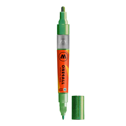 Molotow ONE4ALL Acrylic Twin Marker in Metallic Light Green (226)