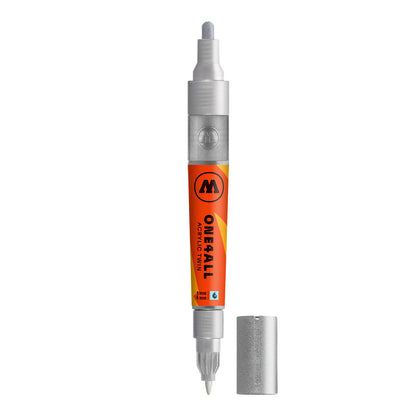 Molotow ONE4ALL Acrylic Twin Marker in Metallic Silver (227)