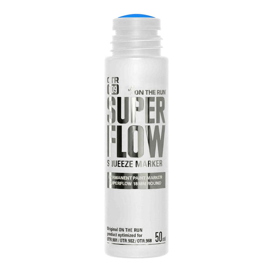 On The Run OTR.009-S Superflow Empty Squeeze Marker 18 mm (Silver Edition)