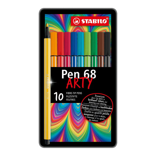 Stabilo Pen 68 Fiber-tip Arty 10 set
