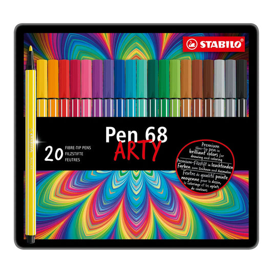 Stabilo Pen 68 Fiber-tip Arty 20 set