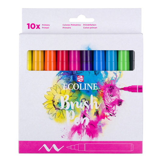 Talens Ecoline Brush Pen 10 set