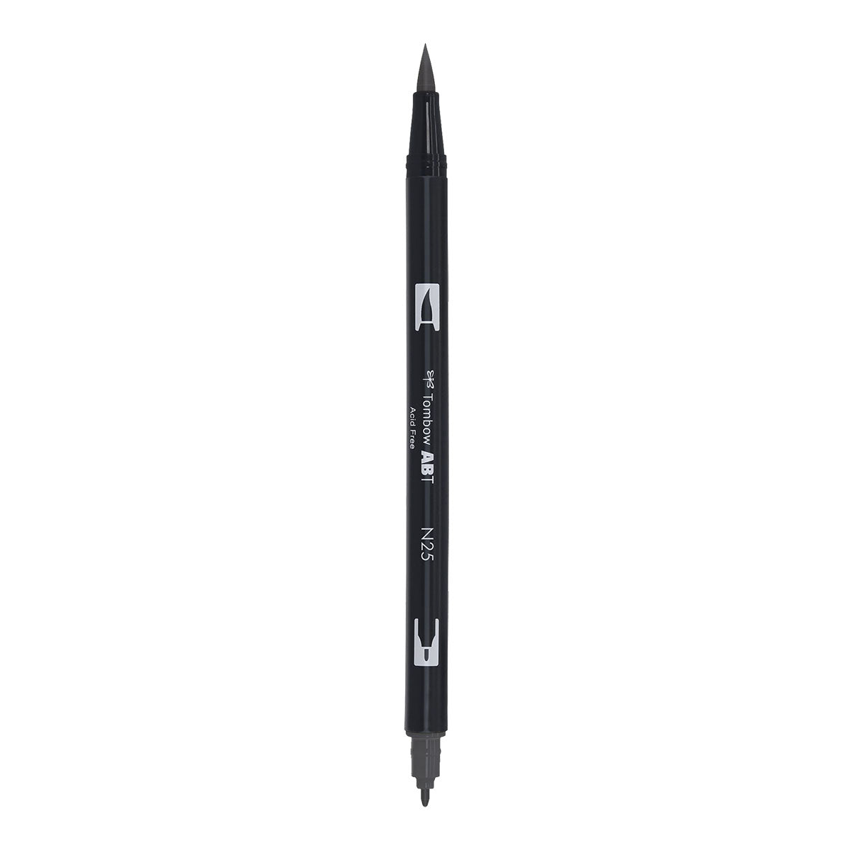 Tombow ABT Dual Brush Pen in Lamp Black (N25)